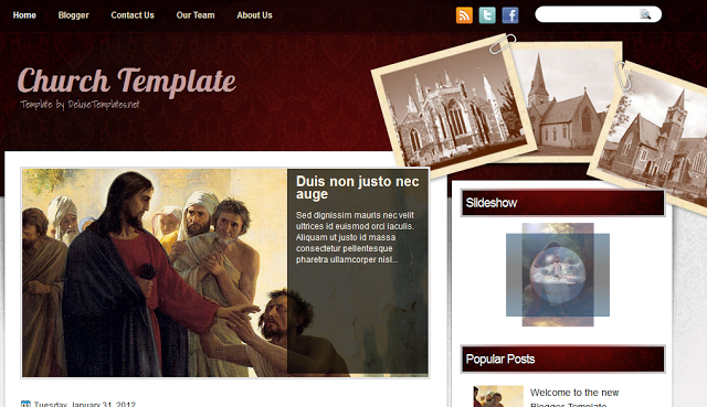 religion religious theme blogger template