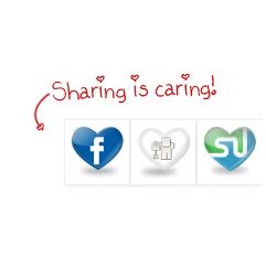 sharing is caring bookmarks
